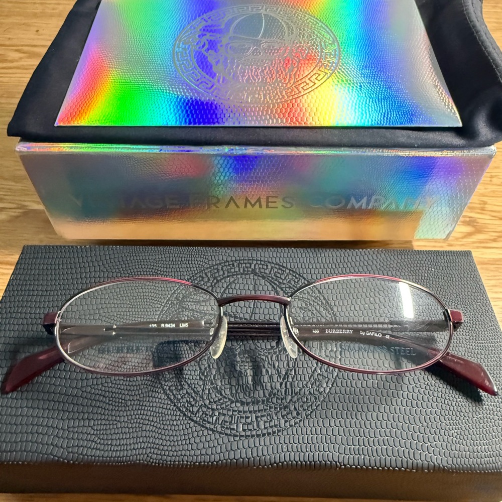 Vintage 1992 Burberry Eyeglasses Frame New-Old Stock